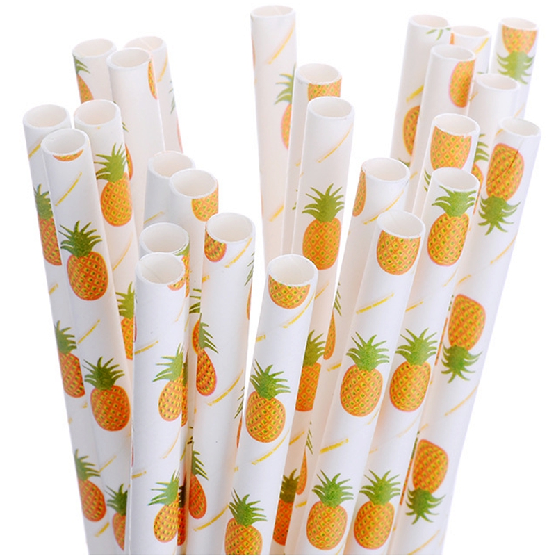 Paie de hârtie cu ananas din fructe